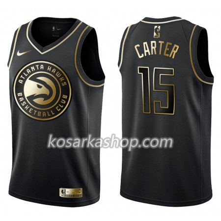 Dres Atlanta Hawks Vince Carter 15 Nike Crna Golden Edition Swingman